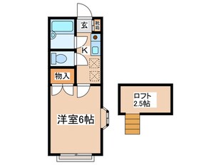 パレスピア堀之内の物件間取画像